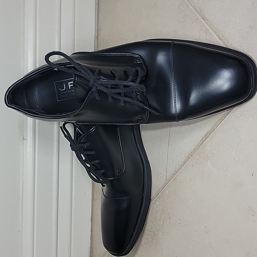 Black Oxford Shoe Classic Black Men's Dress Shoes
